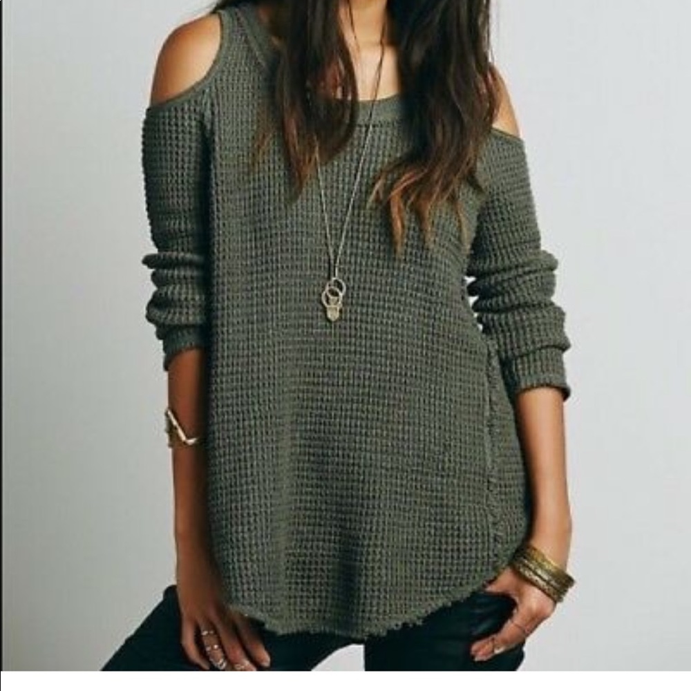 Free People cold shoulder thermal